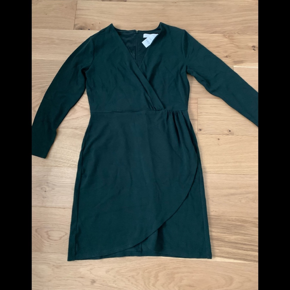 LOFT BRAND NEW Dark Green Dress!  Size 8